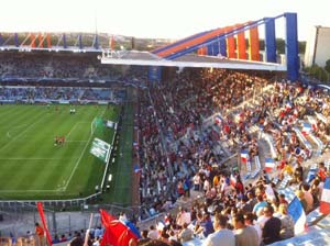 Stade de la Mosson &agrave; Montpellier - Tribune Aigoual - 10/08/2011